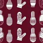 maroon mittens image